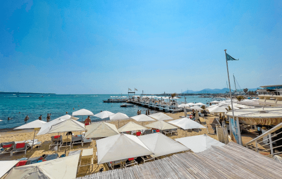 The best affordable private beaches in Cannes