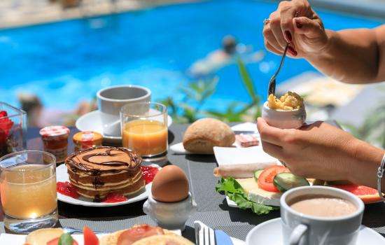 Healthy and tasty breakfast ideas at the hotel